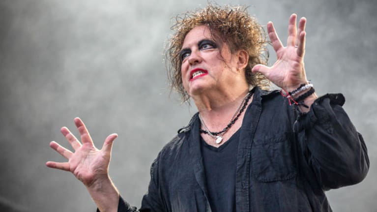The Cure frontman Robert Smith.