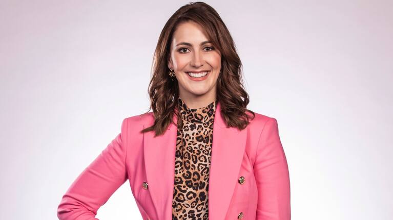 The Great Kiwi Bakeoff host Hayley Sproull.