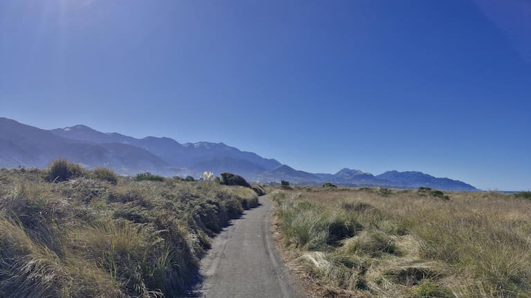 The Kaikōura District Council has been working with the Kaikōura Cycling Club and the Marlborough Kaikōura Trail Trust to develop the southern end of the Whale Trail by upgrading and connecting existing cycle tracks. Photo: Colette Doughty