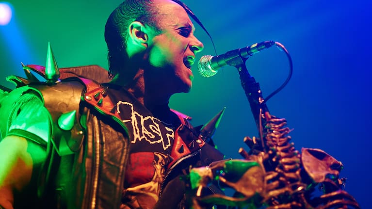 One of the last to party with Sid Vicious, Jerry Only of The Misfits. (Photo by Gary Wolstenholme/Redferns via Getty Images)