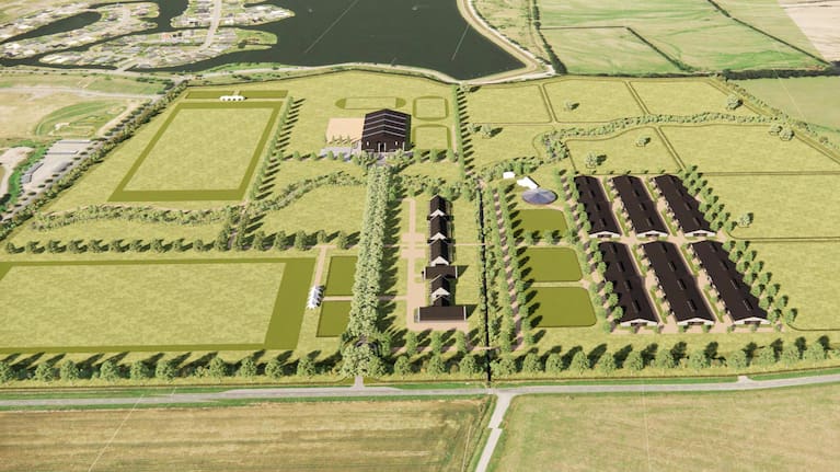 The proposed layout of the Southern Parallel Equine Centre development at Lake Hood.