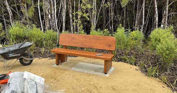 ‘Pretty low act’: Macrocarpa bench seat stolen from DOC site