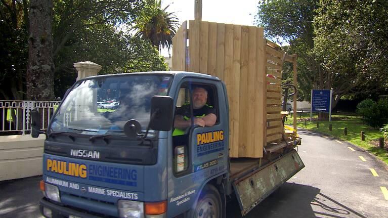 The team from Pauling Engineering on their way.