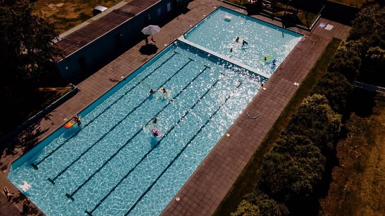 The Tinwald pool during the 2022/23 summer.