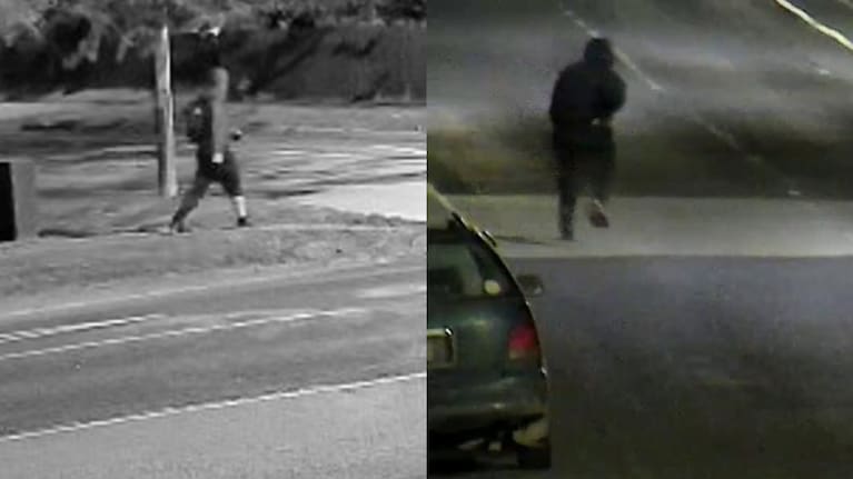 The two people of interest sought by police were filmed on CCTV.