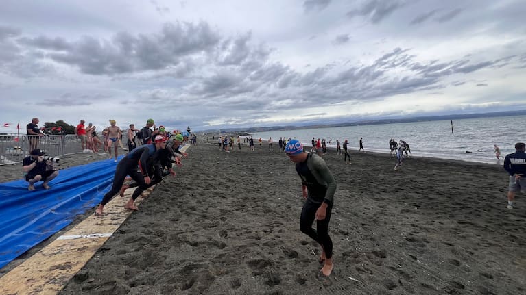 The World Triathlon Cup is a sprint distance triathlon including a 750m swim, 20km cycle and 5km run.