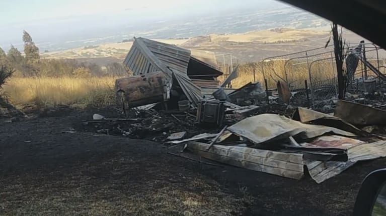 The Worsley Rd property was 'devastated' by the fire.