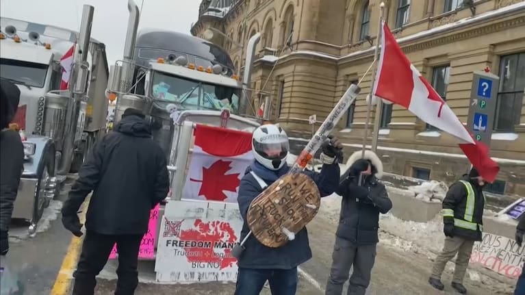 It comes as the mayor of Canada's capital declared a state of emergency on Monday.