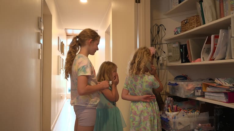 Odette, Adeline and Blythe Haycock can use the landline too.