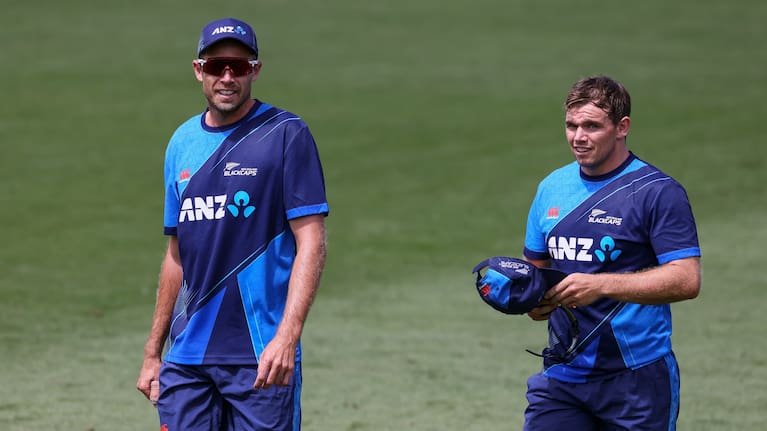 Tim Southee and Tom Latham.