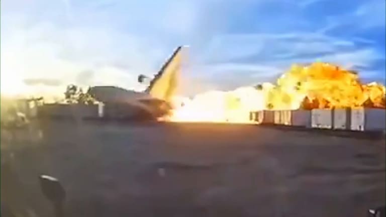 The plane crashed about 5.15pm (local time) as it was departing for Honolulu from Louisville's Muhammad Ali International Airport, the Federal Aviation Administration said.