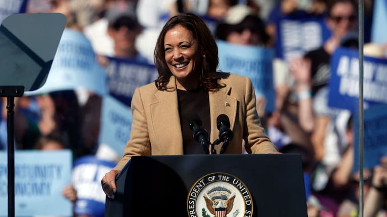 Vice President and Democratic presidential candidate Kamala Harris