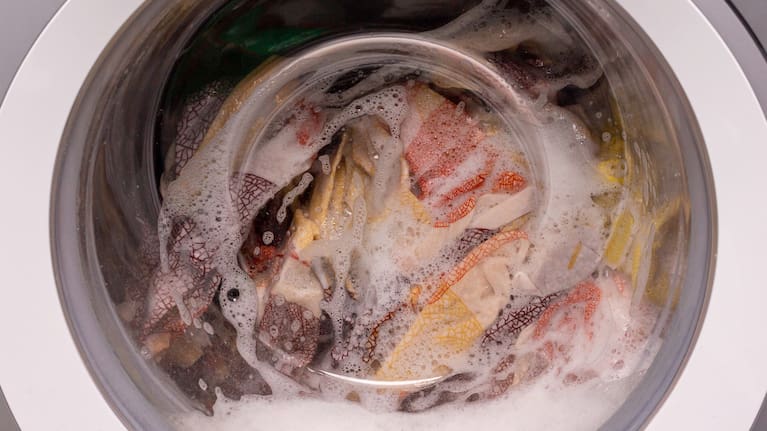 Water plus tumbling and twisting equals shrinkage.