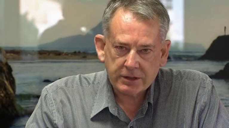 The stress of dealing with Edgecumbe's flooding and upset residents was clear to see on Tony Bonne's face.