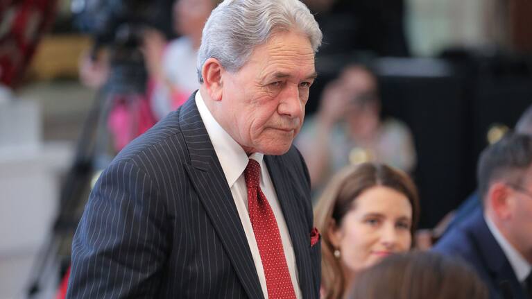 Winston Peters. Photo by Doug Mountain